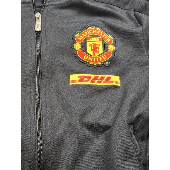 Nike Manchester United Sweater Jacket Full Zip Up DHL Womens Medium Track Train - Picture 3 of 16